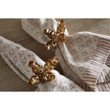 Beej Pinecone Napkin Rings - Antique Brass - Set of 4