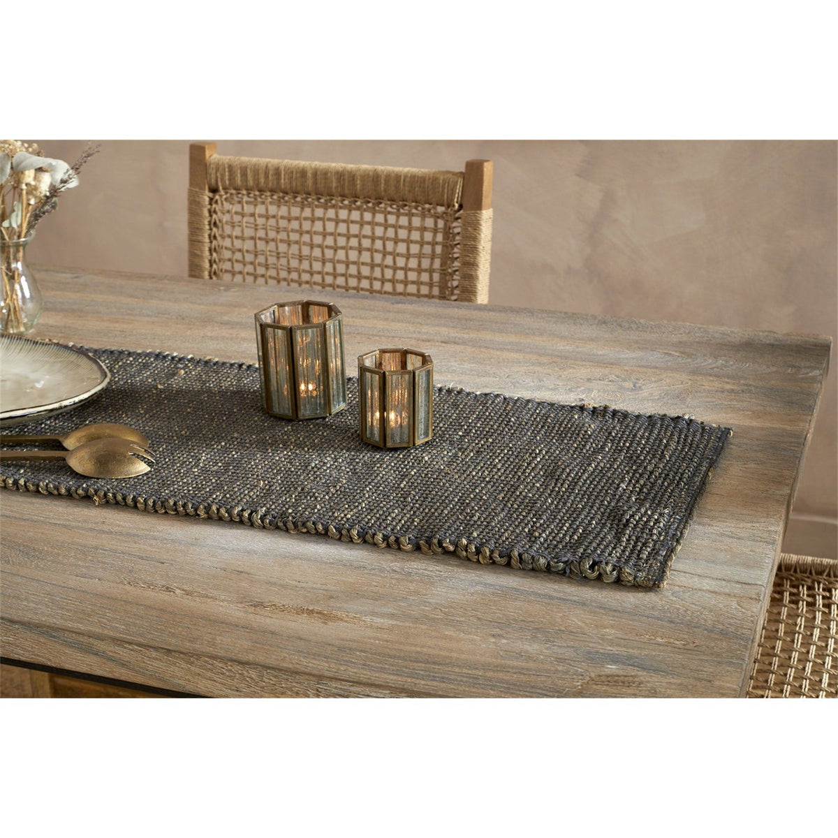 Gatita Seagrass Table Runner - Mocha