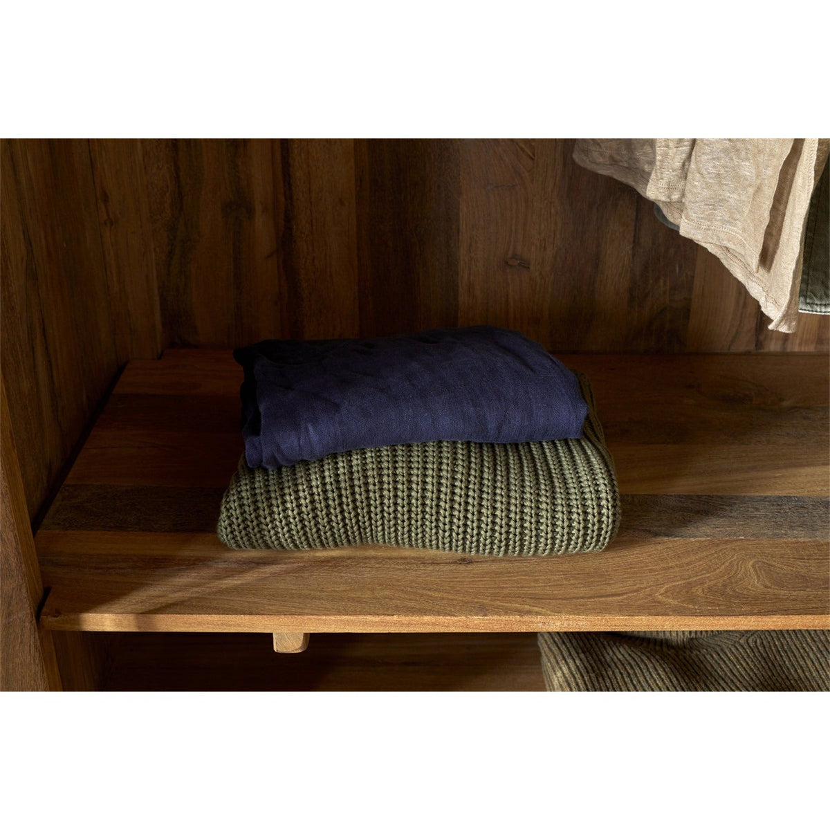 Iya Reclaimed Wood Wardrobe - Natural