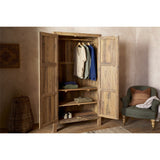 Iya Reclaimed Wood Wardrobe - Natural