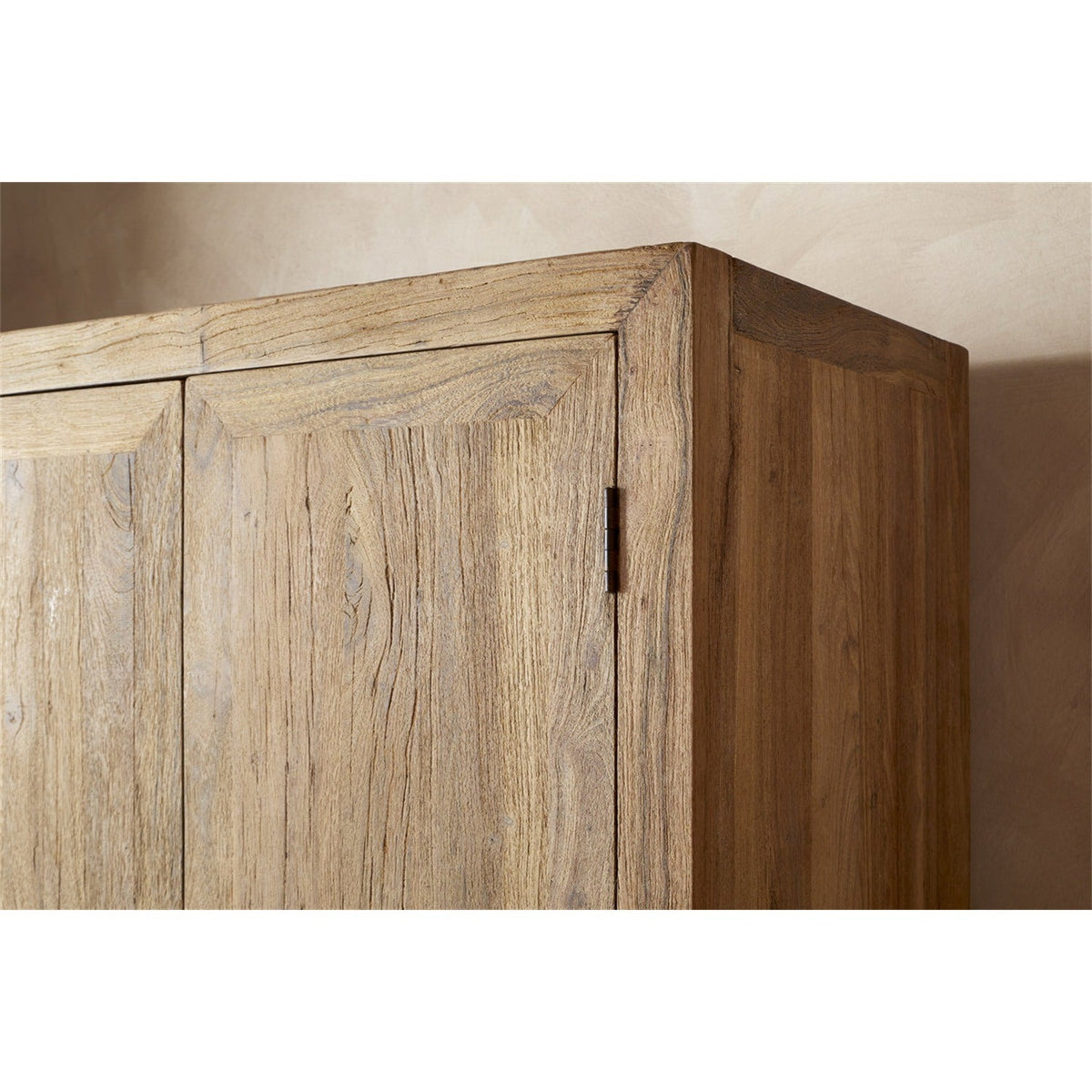 Iya Reclaimed Wood Wardrobe - Natural