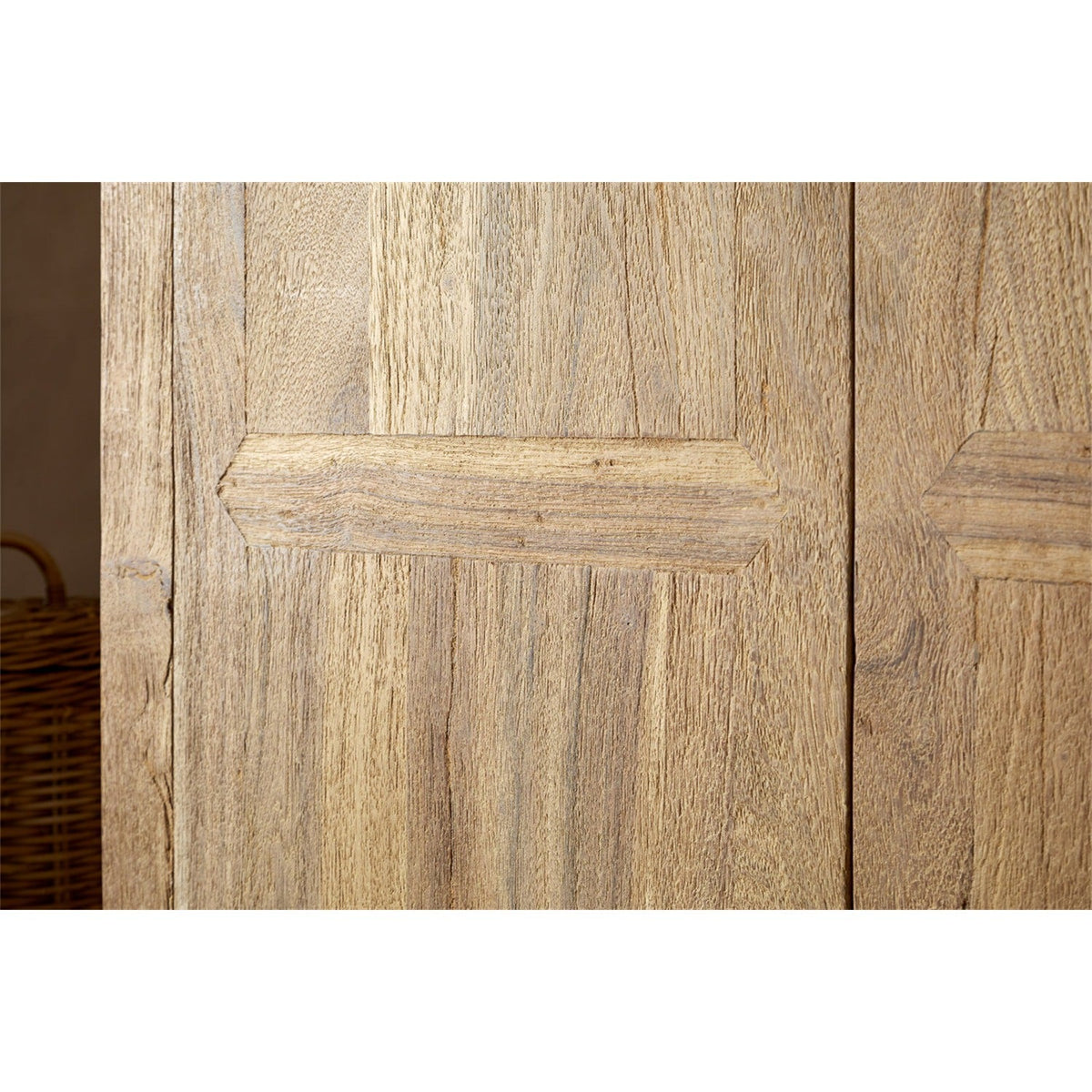 Iya Reclaimed Wood Wardrobe - Natural