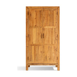 Iya Reclaimed Wood Wardrobe - Natural