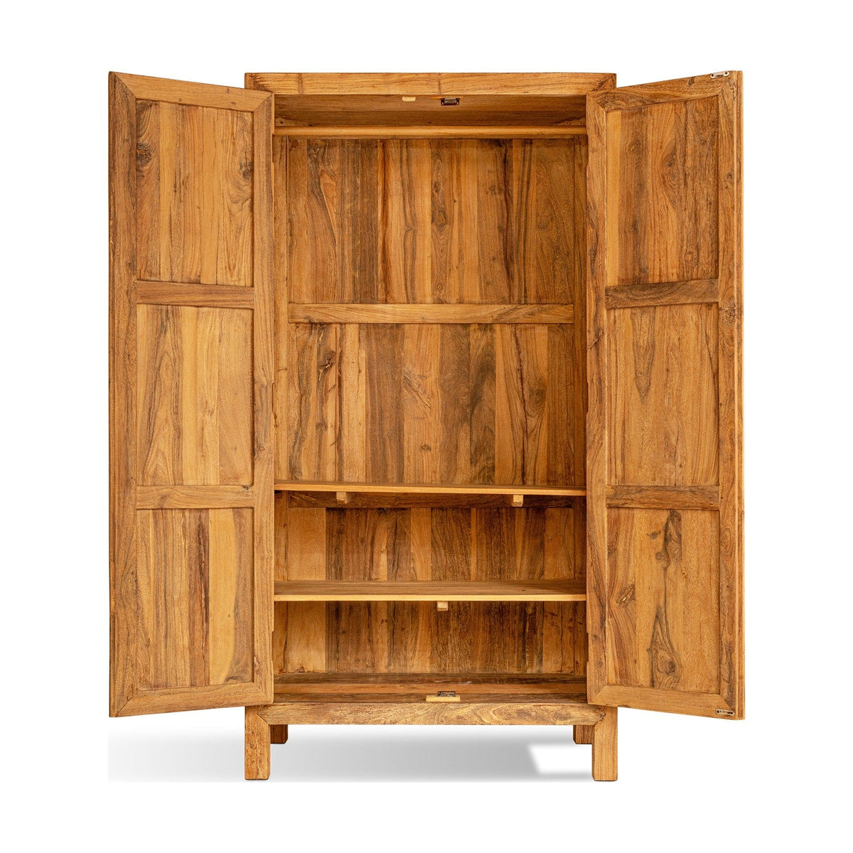 Iya Reclaimed Wood Wardrobe - Natural