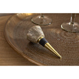 Sharaab Marble Bottle Stopper - Grey