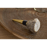 Sharaab Marble Bottle Stopper - Grey