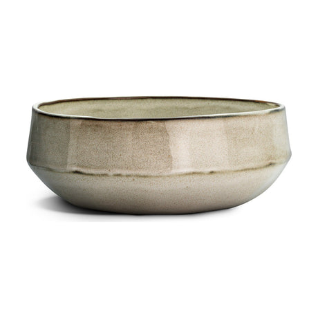 Pedra Earthenware Serving Bowl - Pewter