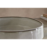 Pedra Earthenware Serving Bowl - Pewter