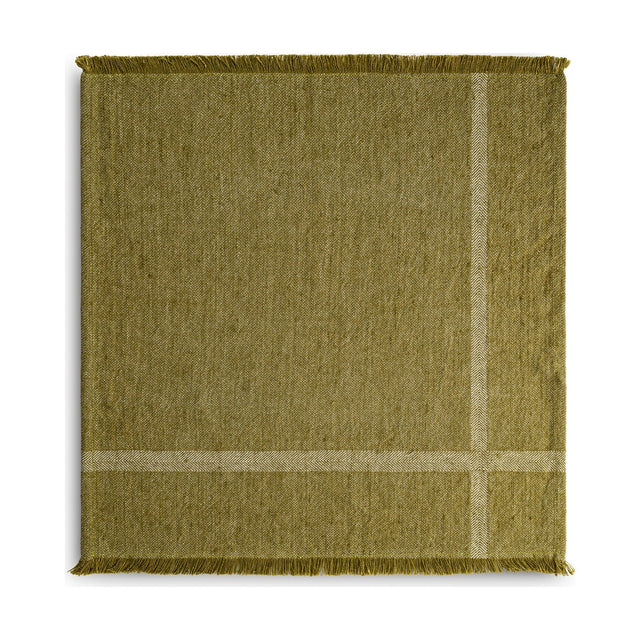 Shanta Linen & Cotton Napkins - Green - Set of 4