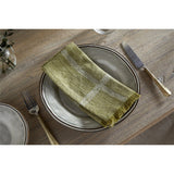 Shanta Linen & Cotton Napkins - Green - Set of 4