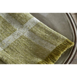 Shanta Linen & Cotton Napkins - Green - Set of 4
