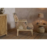 Chhavi Kilim Upholstered Armchair - Multi