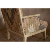 Chhavi Kilim Upholstered Armchair - Multi