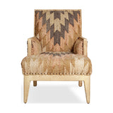 Chhavi Kilim Upholstered Armchair - Multi