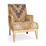 Chhavi Kilim Upholstered Armchair - Multi
