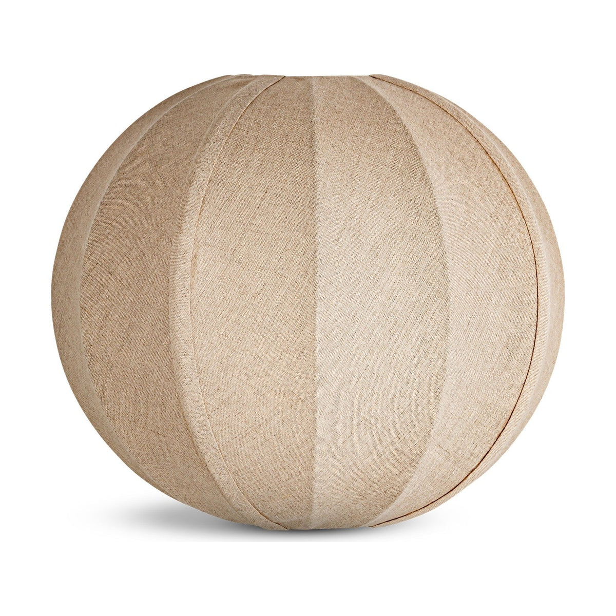 Dharini Small Linen Lampshade - Natural & Antique Brass