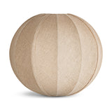 Dharini Small Linen Lampshade - Natural & Antique Brass