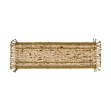 Kanta 66 x 200cm Jute & Tweed Runner Rug - Olive Green