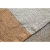 Geet Colour Block Table Runner - Natural & Rust