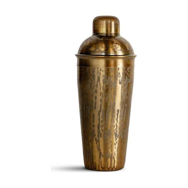 Dheema Etched Aluminium Cocktail Shaker - Bronze