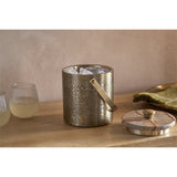 Amaya Marble Lidded Ice Bucket - Aged Antique