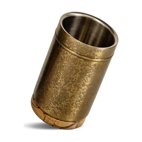 Amaya Etched Wine Cooler - Aged Antique