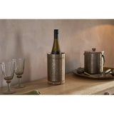 Amaya Etched Wine Cooler - Aged Antique