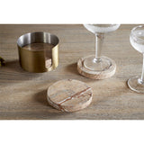 Amaya Marble Coasters - Aged Antique