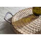 Pyaar Carved Mango Wood Tray - Natural