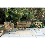 Nesari Rattan Garden Sofa - Natural