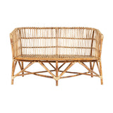 Nesari Rattan Garden Sofa - Natural