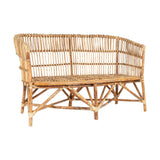Nesari Rattan Garden Sofa - Natural