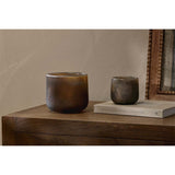 Nesda Large Glass Tealight Holder - Black Frosted