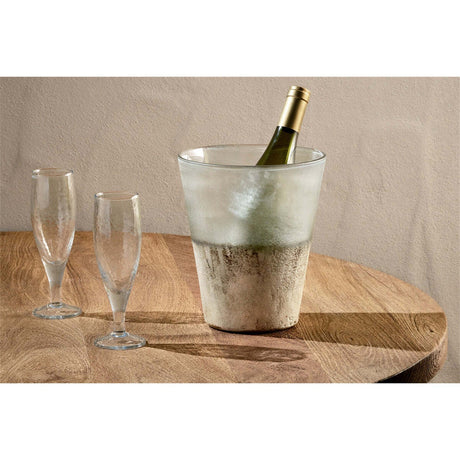 Ngolo Recycled Glass Wine Cooler - Aged Smoke