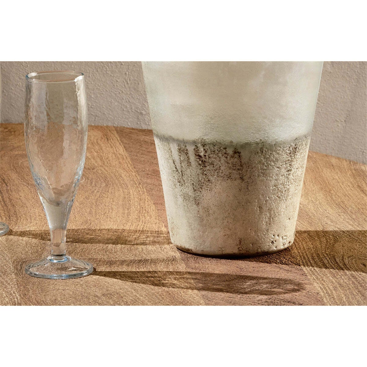 Ngolo Recycled Glass Wine Cooler - Aged Smoke