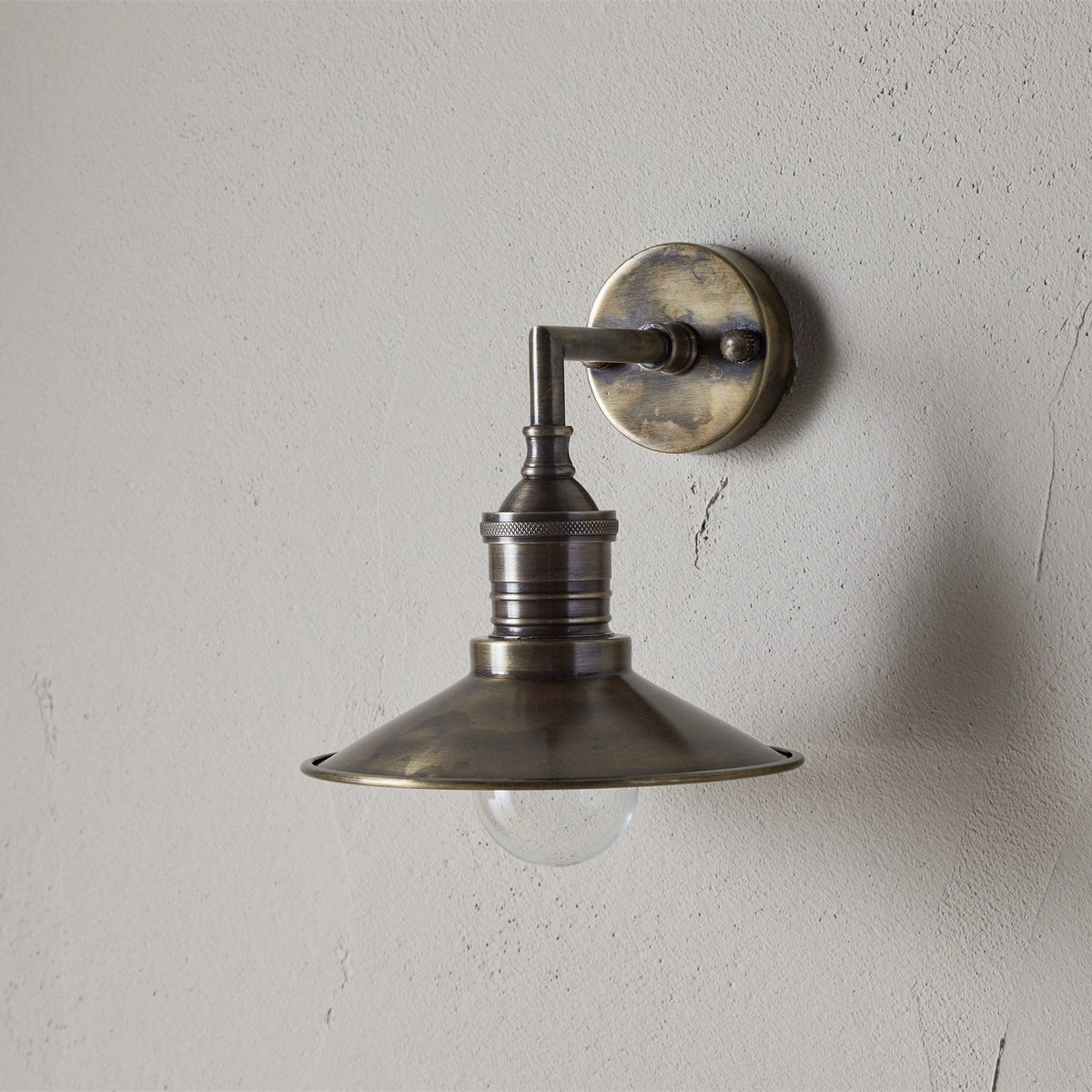 Najja Brass Wall Light - Antique Brass