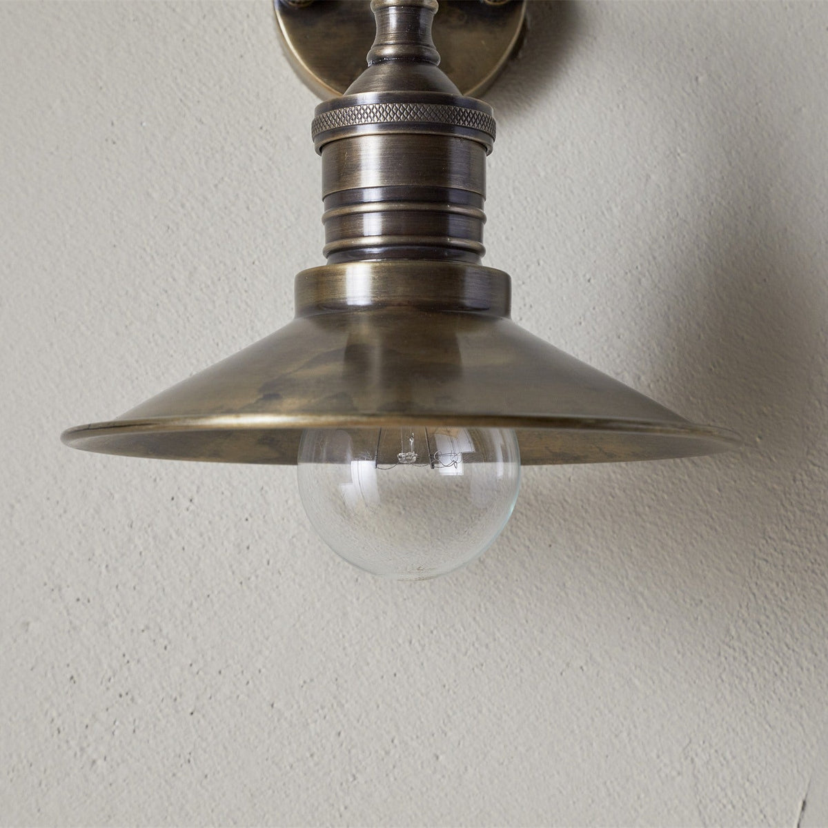 Najja Brass Wall Light - Antique Brass