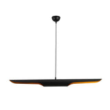 Stealth 2 Light Linear Pendant - Black & Brass