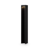 Essen LED Bollard Light in black, 65cm tall, providing stylish and durable lighting for garden and walkway applications