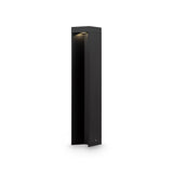 Essen LED Bollard Light in black, 45cm tall, offering compact and stylish outdoor lighting for pathways and gardens