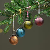 Oko Small Glass Baubles - Mixed - Set of 4