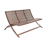 Odee Iron Slat Garden Bench