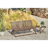 Odee Iron Slat Garden Bench
