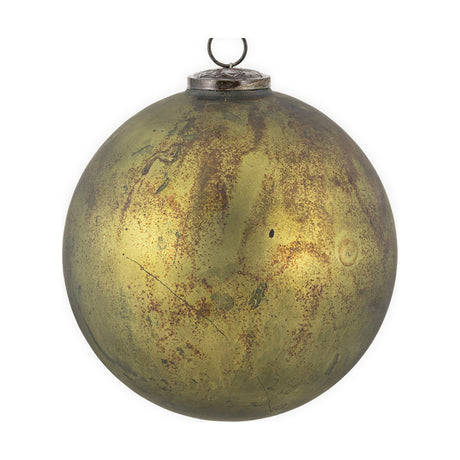 Oko Large Giant Glass Bauble - Matt Green