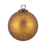 Oko Small Giant Glass Bauble - Matt Gold
