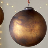 Oko Small Giant Glass Bauble - Matt Gold