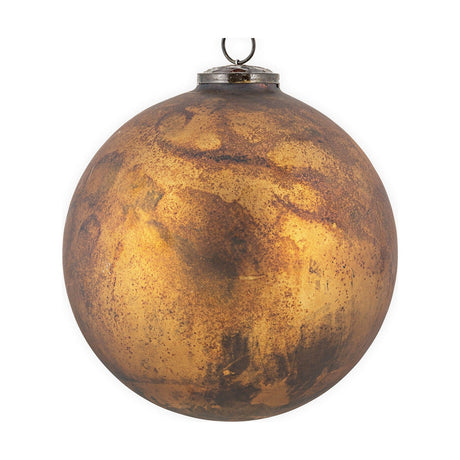 Oko Large Giant Glass Bauble - Matt Gold