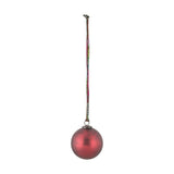 Oko Small Giant Glass Bauble - Matt Bordeaux