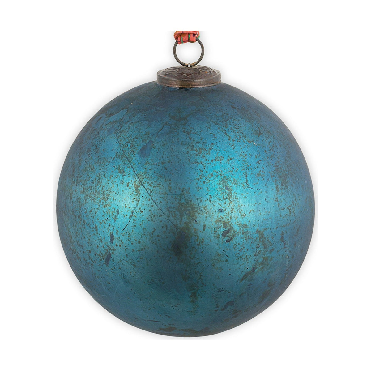 Oko Small Giant Glass Bauble - Matt Teal