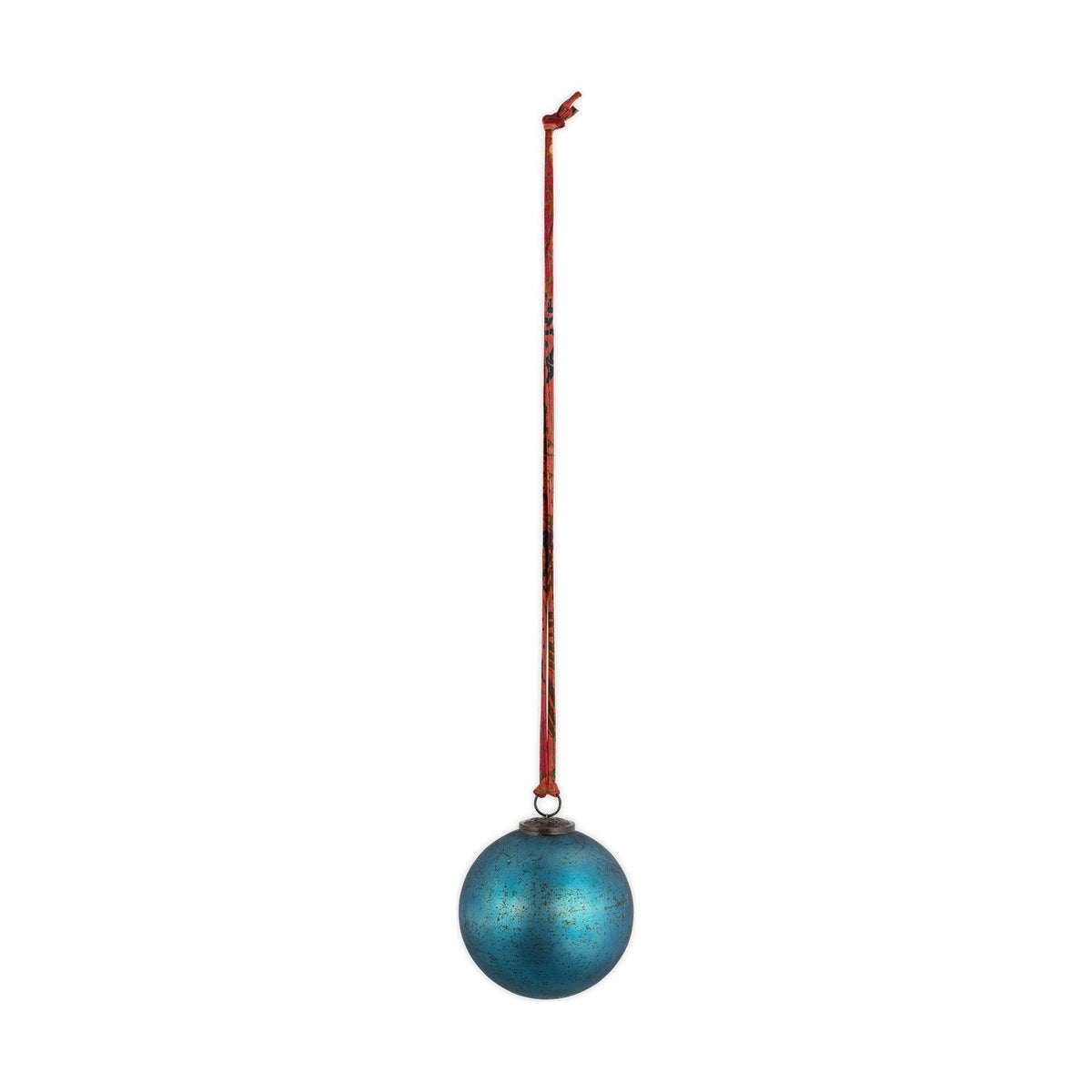 Oko Small Giant Glass Bauble - Matt Teal